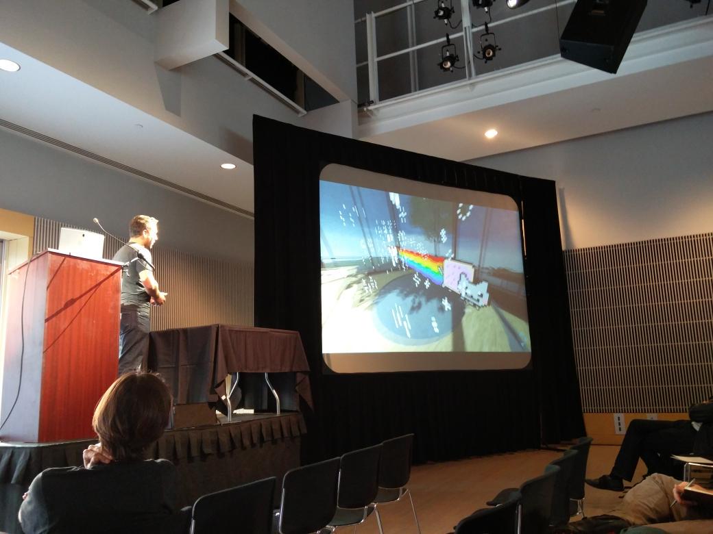 girlie_mac's tweet image. 3D Nyan cat with three.js seems a full of win. #HTML5DevConf