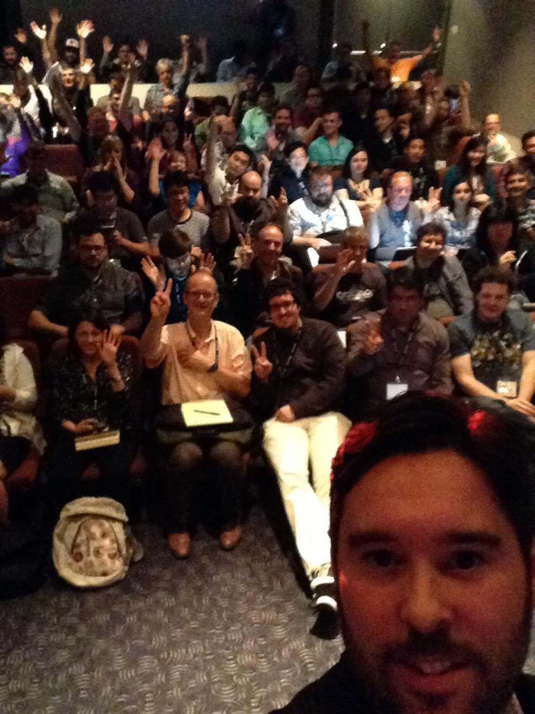 johnherren's tweet image. Had an awesome time speaking about d3 at #HTML5DevConf for @EndgameInc! Super crowd.