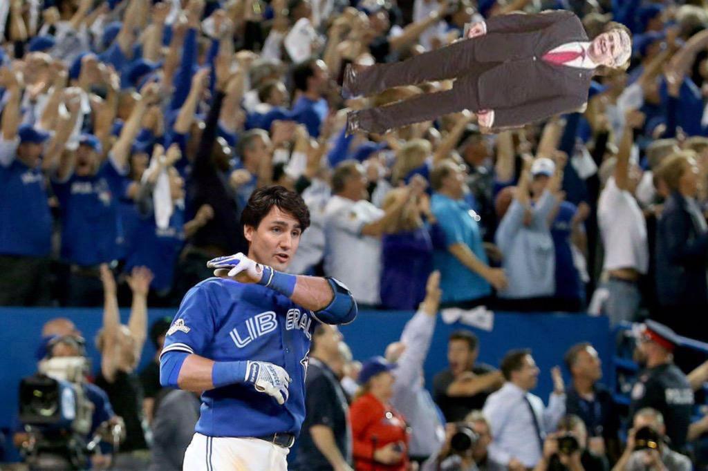 MadelnCanada's tweet image. Trudeau be like