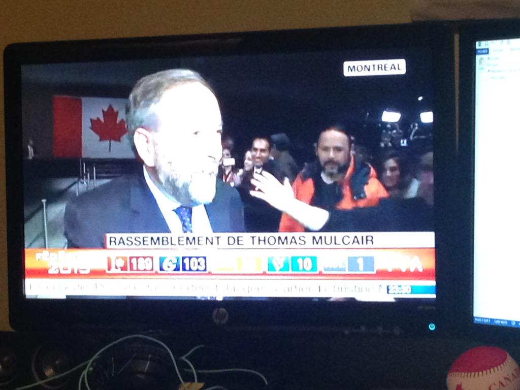 Défaite du NPD- Thomas Mulcair