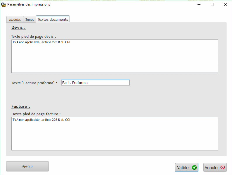 FreeDevisFact's tweet image. Mise en ligne de Free Devis Factures version 2.0.264.0
- Impression de Facture proforma