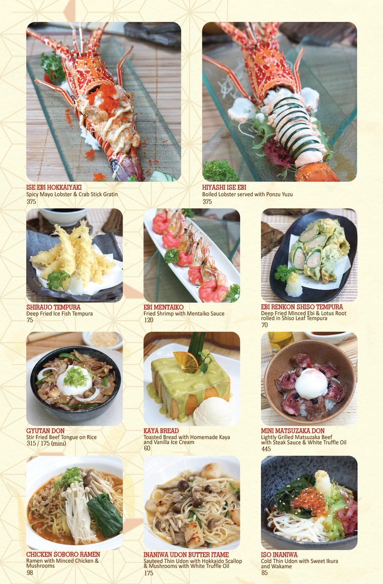 EnDining's tweet image. @EnDining October Recommended Menu!

Oishii as usual ^_^

Book Ur Table 021 29924153 (PI) / 021 72781603 (SENCI)