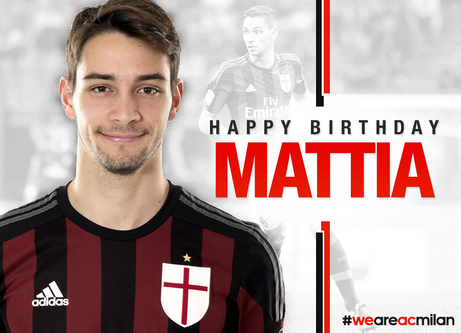 Happy Birthday Mattia De Sciglio yang ke 23 tahun hari ini 