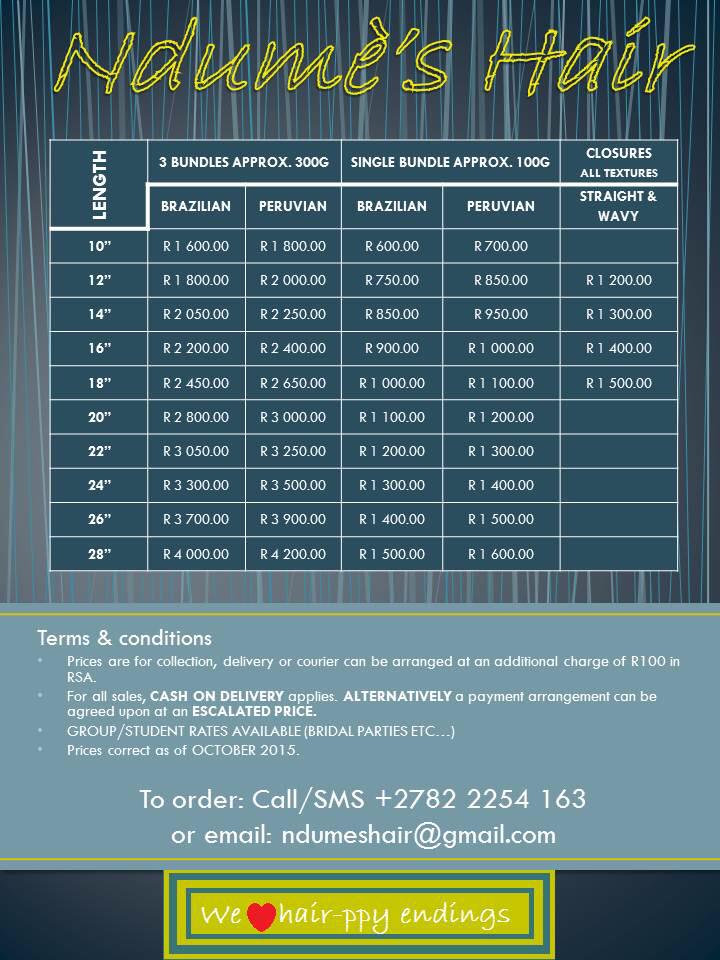 NdumeshairSA's tweet photo. Our new pricelist 😉 https://t.co/pYWA5NGoqD