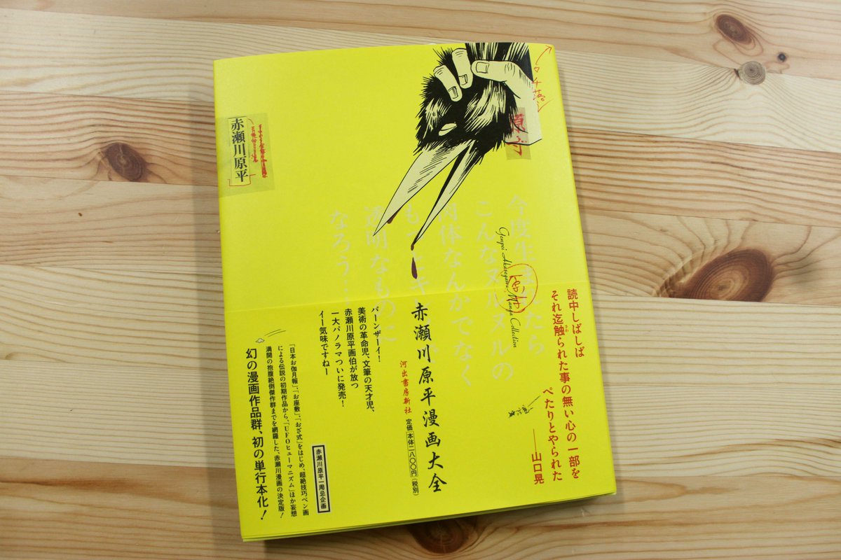 赤瀬川原平漫画大全』(河出書房新社) が入荷しました。伝説の名作
