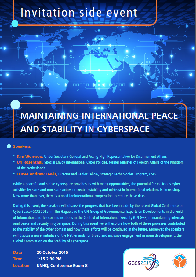 GCCS2015 tweet media