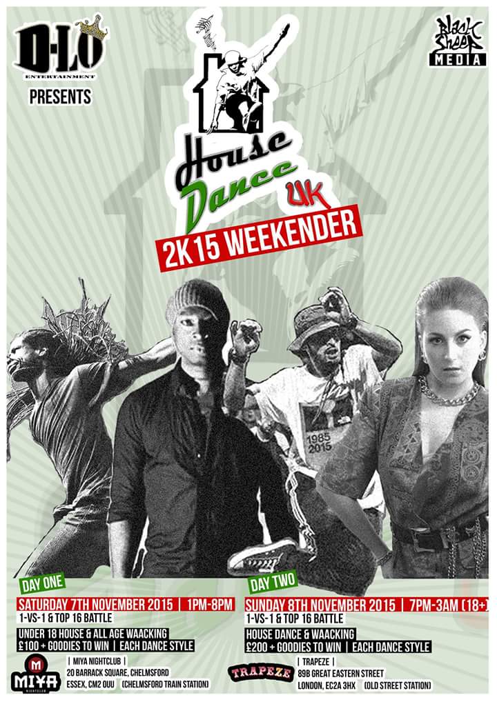 SAT 7th &amp; SUN 8th NOV

HDUK
- info -
- 07731748707
- DLOENT1@GMAIL.COM
- Fbk HOUSE DANCE UK 2K15 weekender