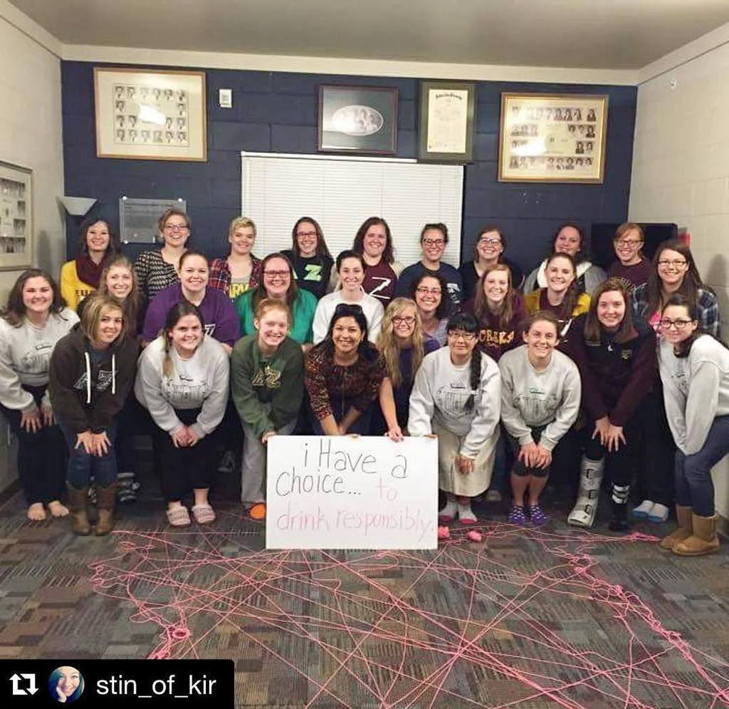EurekaCollege's tweet image. Repost from @stin_of_kir
・・・
The women of #DeltaZeta #PiChapter are celebrating #iHaveAChoice week at #eurekacolleg…