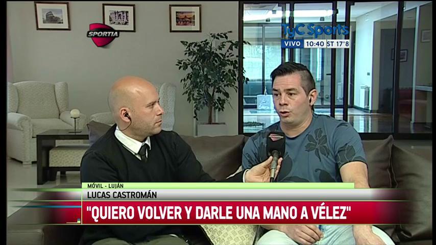 Sportia's tweet image. Castromán: &quot;No es el momento de ir a buscar plata a #Vélez. No hablé formalmente, pero quiero volver a jugar&quot;.