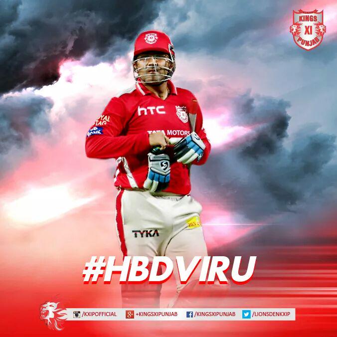  Happy birthday Virender Sehwag                 