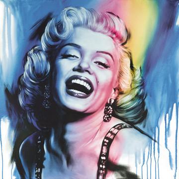 Surridge6's tweet photo. @ARTbyJEN 
'Beauties &amp; Beasts'
#icon #tiger #Lion #audreyhepburn #Marilyn https://t.co/IAv7zveBuB