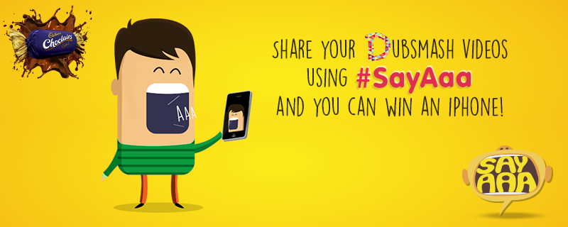Open the Dubsmash App
Select #SayAaa tracks
Record Your Dubsmash
Share using #SayAaa
Stand a chance to win an iPhone