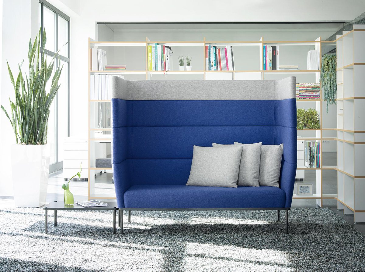 Das Polstermöbel element  von <a href="/wiesnerhager/">Wiesner-Hager</a> wurde speziell für Open-Space-Büros entwickelt.bit.ly/1ZTwUkM