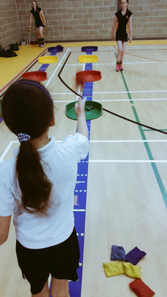 SWSsport's tweet photo. The warm-up round is under way. #SWyear4 #indoorathletics #runjumpthrow @CambridgeSSP https://t.co/SaW5xkwN9d