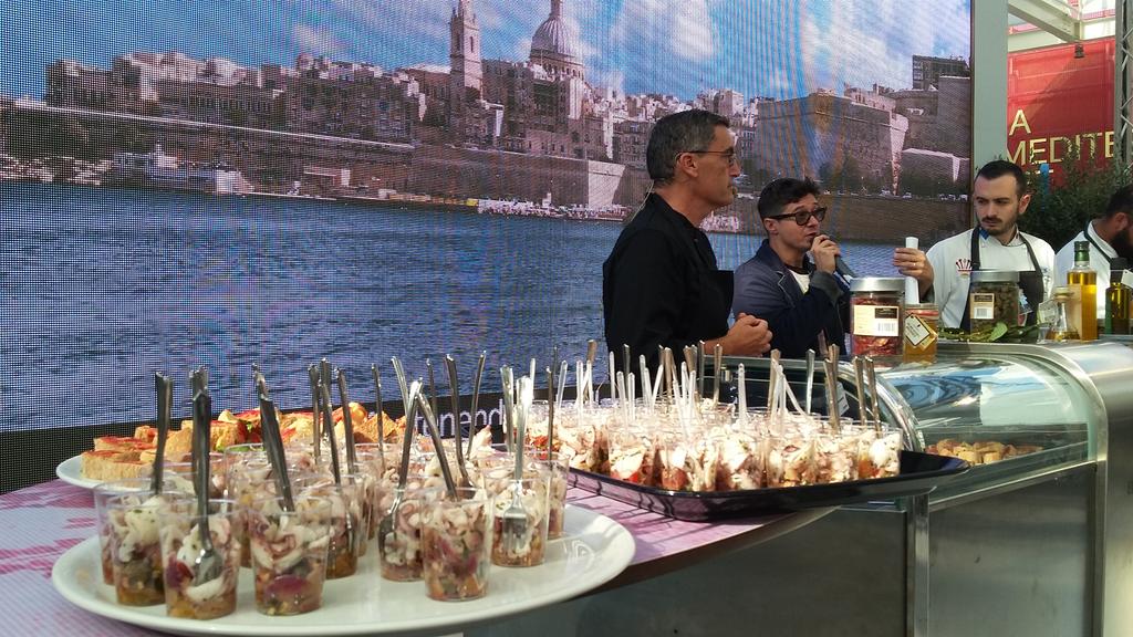 Are you hungry? Come have a taste of Maltese food at <a href="/Cluster_Biomed/">Expo Cluster BioMed</a> - cooking show now on!!