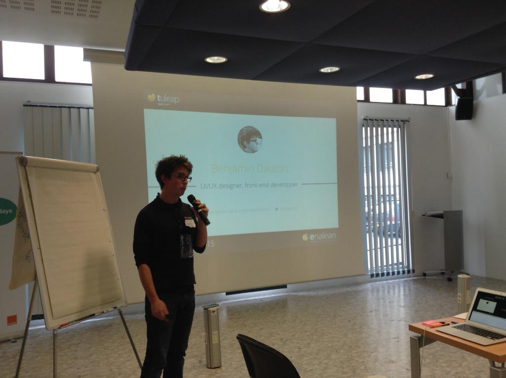 matemaz's tweet image. UI/UX pour #tuleap par @bdauton à la #tuleapcon