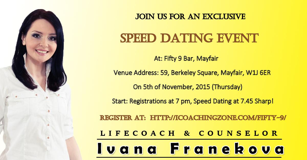 Fifty 9 mayfair speed dating