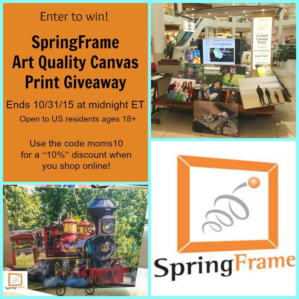 stockpilingmoms's tweet image. Enter to #win a @MySpringFrame Canvas Print #Giveaway bit.ly/1NlZ0OS #ad
