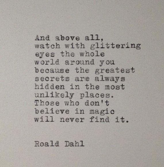 The wonderful work of Roald Dahl is timeless!