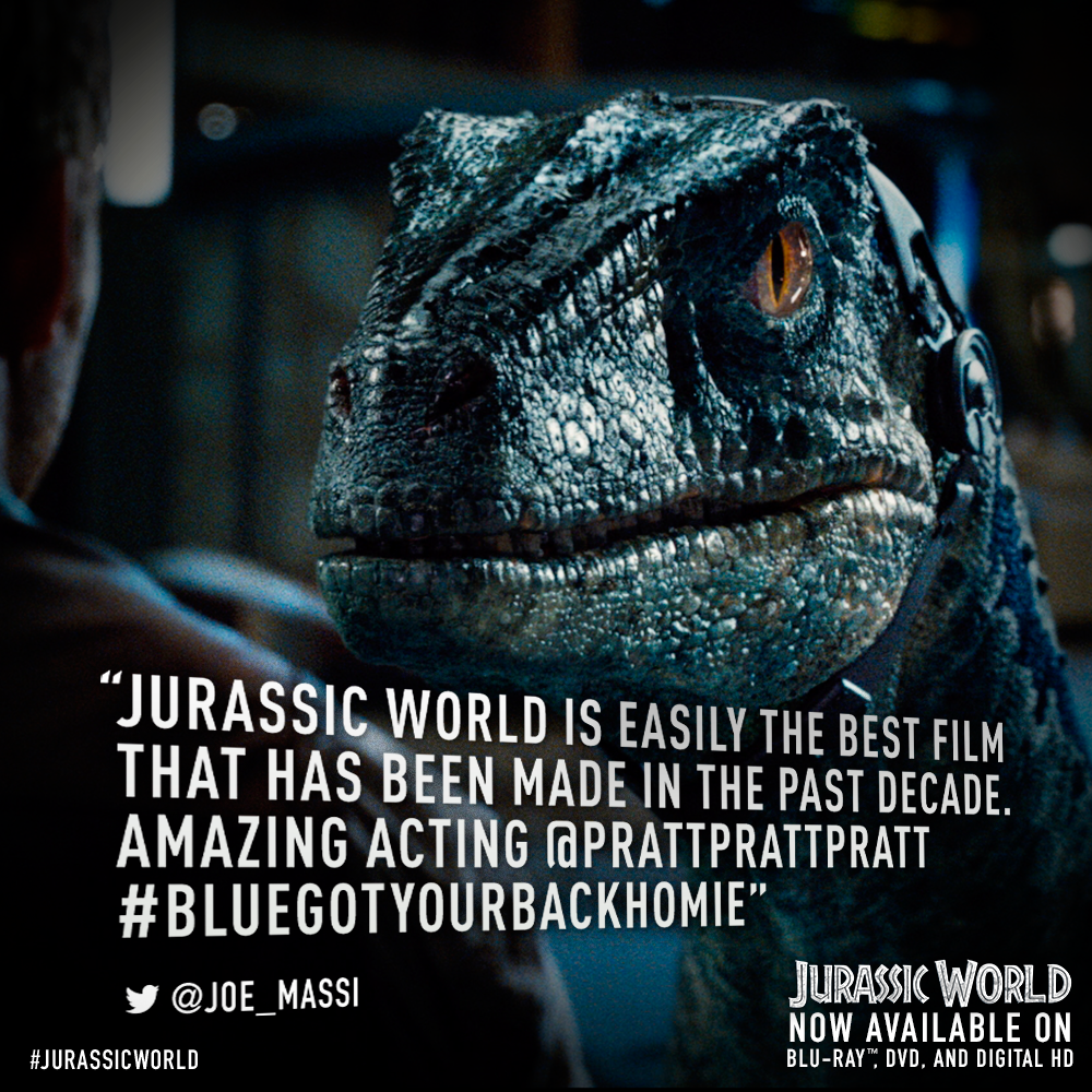 JurassicWorld's tweet photo. #JurassicWorld is bigger &amp; louder. Have your own review? Join the pack &amp; reply below for a chance to be featured! https://t.co/QgEwcwMrDM