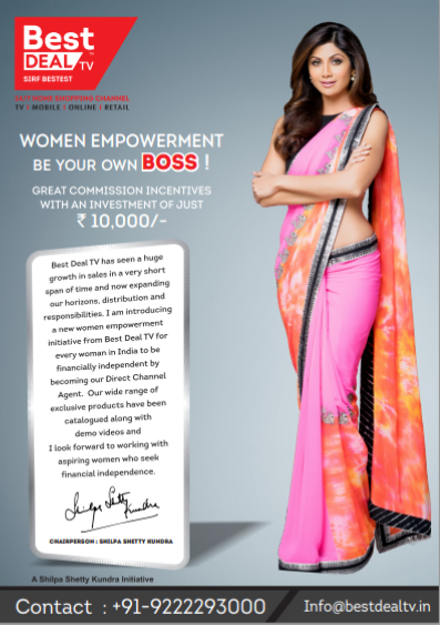bestdealtv's tweet photo. Ladies!!
Call 0922-22-93-000 to #SignUp &amp; make urself self sufficient!
Be #Empowered
@TheShilpaShetty @TheRajKundra https://t.co/s4Qdog5VBr