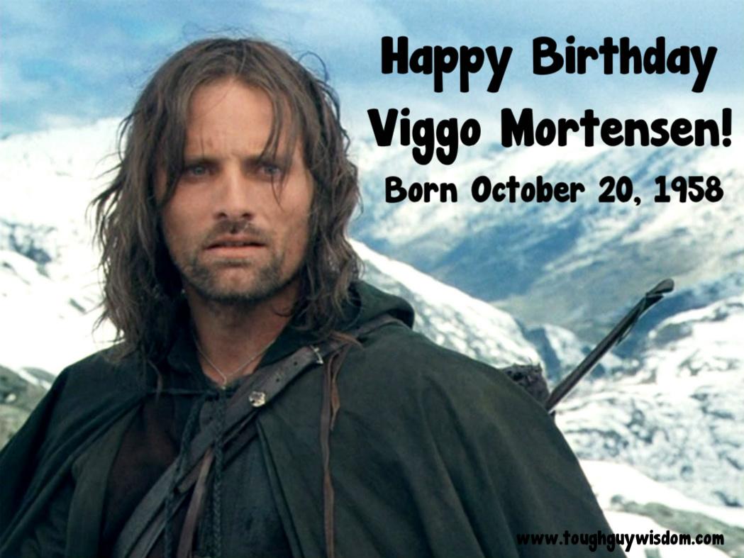 Happy 57th Birthday to Viggo Mortensen! 