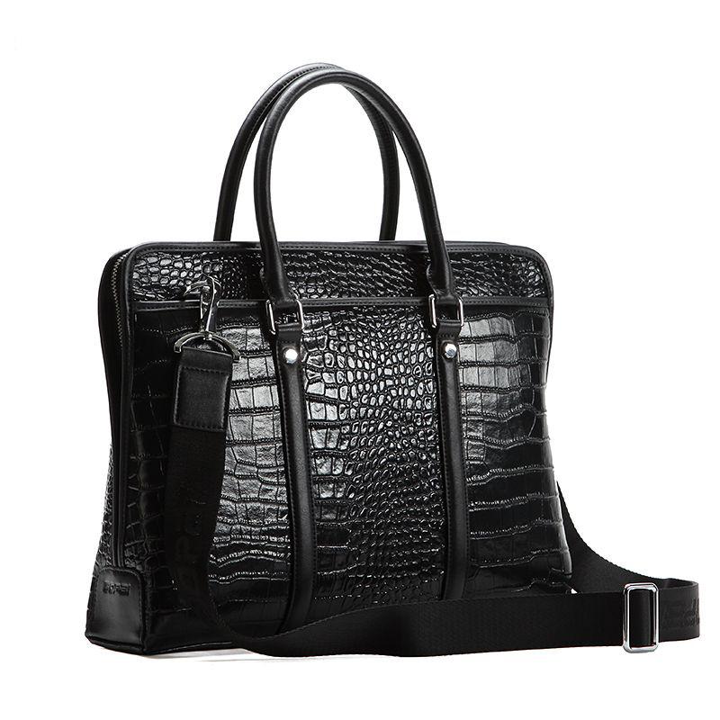 pilaeo's tweet image. Luxury High-Grade Crocodile Leather Shoulder Computer Black Bag pilaeo.com/shop-mens/2129… #luxuryformen