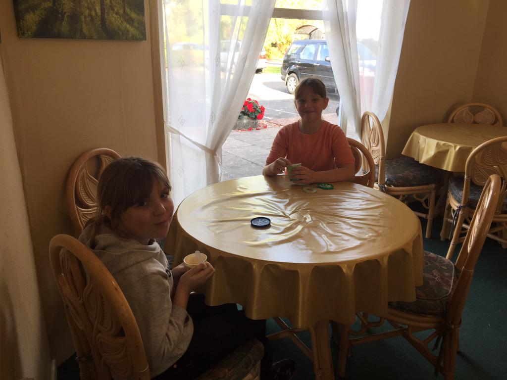 A cooling ice cream after an hour running around the maze