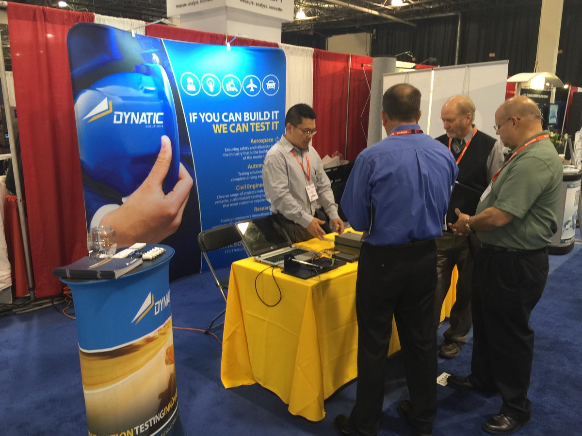 Dynatic_Test's tweet image. #automotivetestingexpo in full force. Make sure to check us out at booth 11043 to see our DAQ solutions in person.