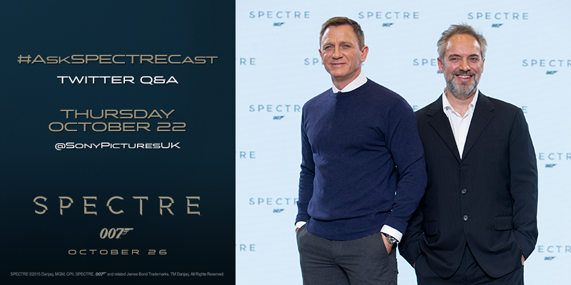 MenToWomenRatio's tweet photo. 4:3 RT @SonyPicturesUK: We're talking to the cast of #SPECTRE Thurs! Send your questions in using #AskSPECTRECast! https://t.co/P7LzTyyldm