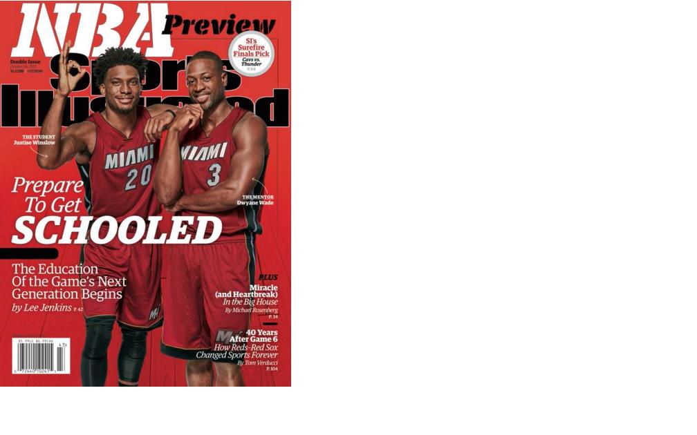COOL COVER!  Dwyane Wade and Justise Winslow grace the cover of SI.... bit.ly/1OQee0c?utm_me… https://t.co/8KyPbO8kxs