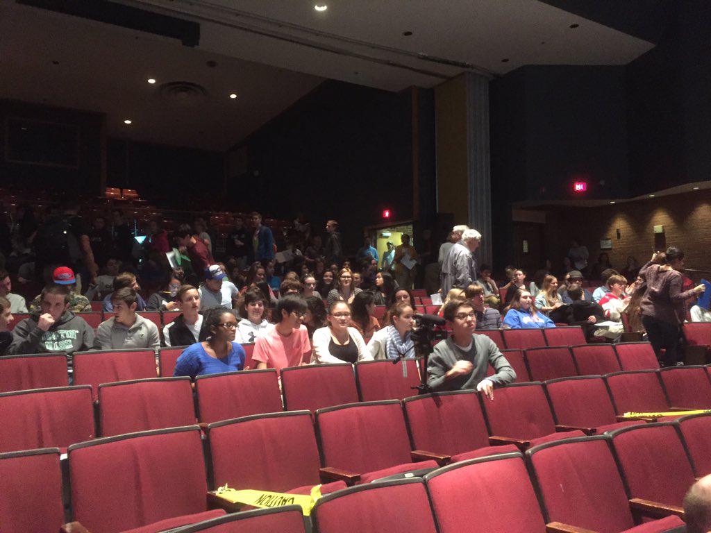 LassoMeridian's tweet photo. The crowd is filling up. We'll be starting up soon #voteFCCPS https://t.co/5EPazpT67o