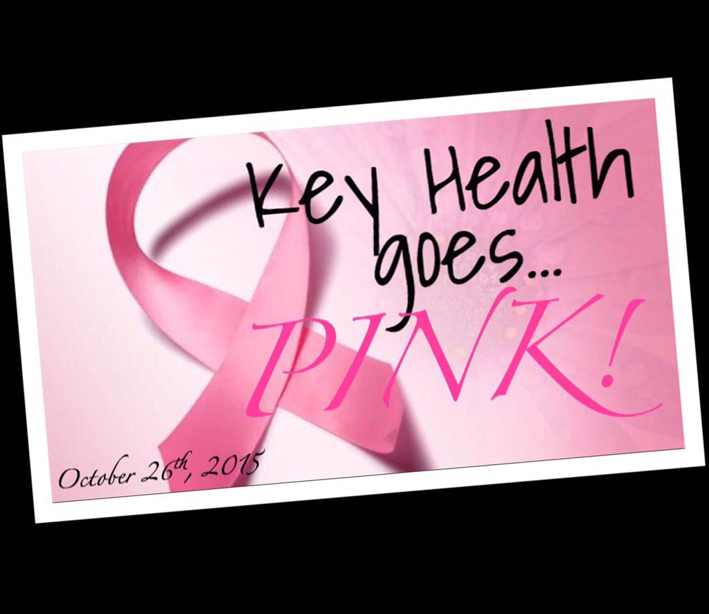 KeyHealthEdmond's tweet photo. Get your fit on with your pink on! Support Breast Cancer Awareness month by wearing pink on Monday October 26th! https://t.co/2pQjQKtWzU
