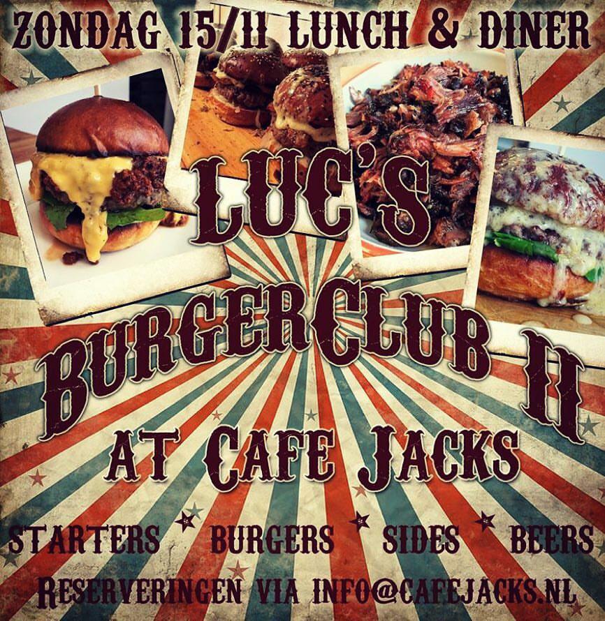 jackstilburg's tweet photo. Op 15/11 (zondag) organiseren we Luc's BurgerClub II. #meemakenbijzijn ! https://t.co/7ZKafVCjwk