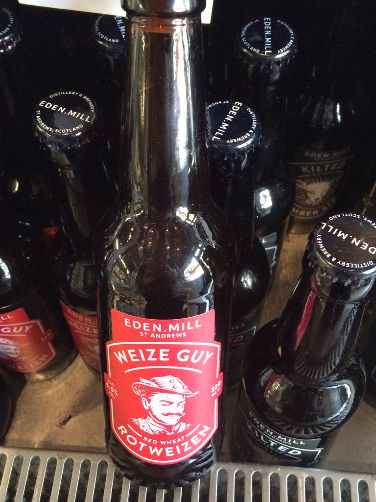 jamiemcraig's tweet photo. Now available @mitchellsdeli small batch so be quick! @EdenMill #WeizeGuy #German #Red #StAndrews https://t.co/EAg8Hg84nc