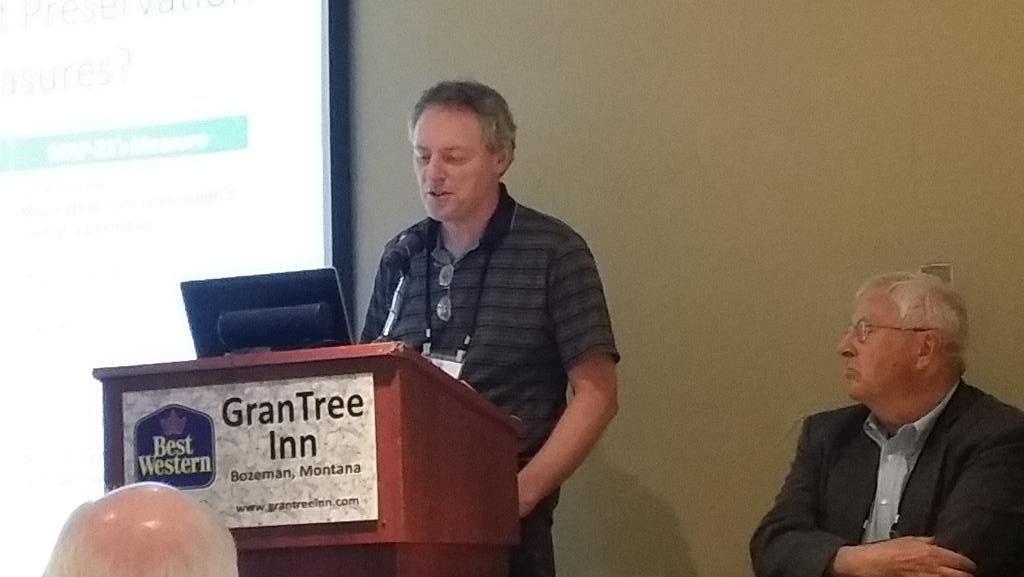 mmmrobson's tweet image. @RMWPPP with #FugroRoadware listening to John Coplantz @OregonDOT speaking proudly on their preservation techigues