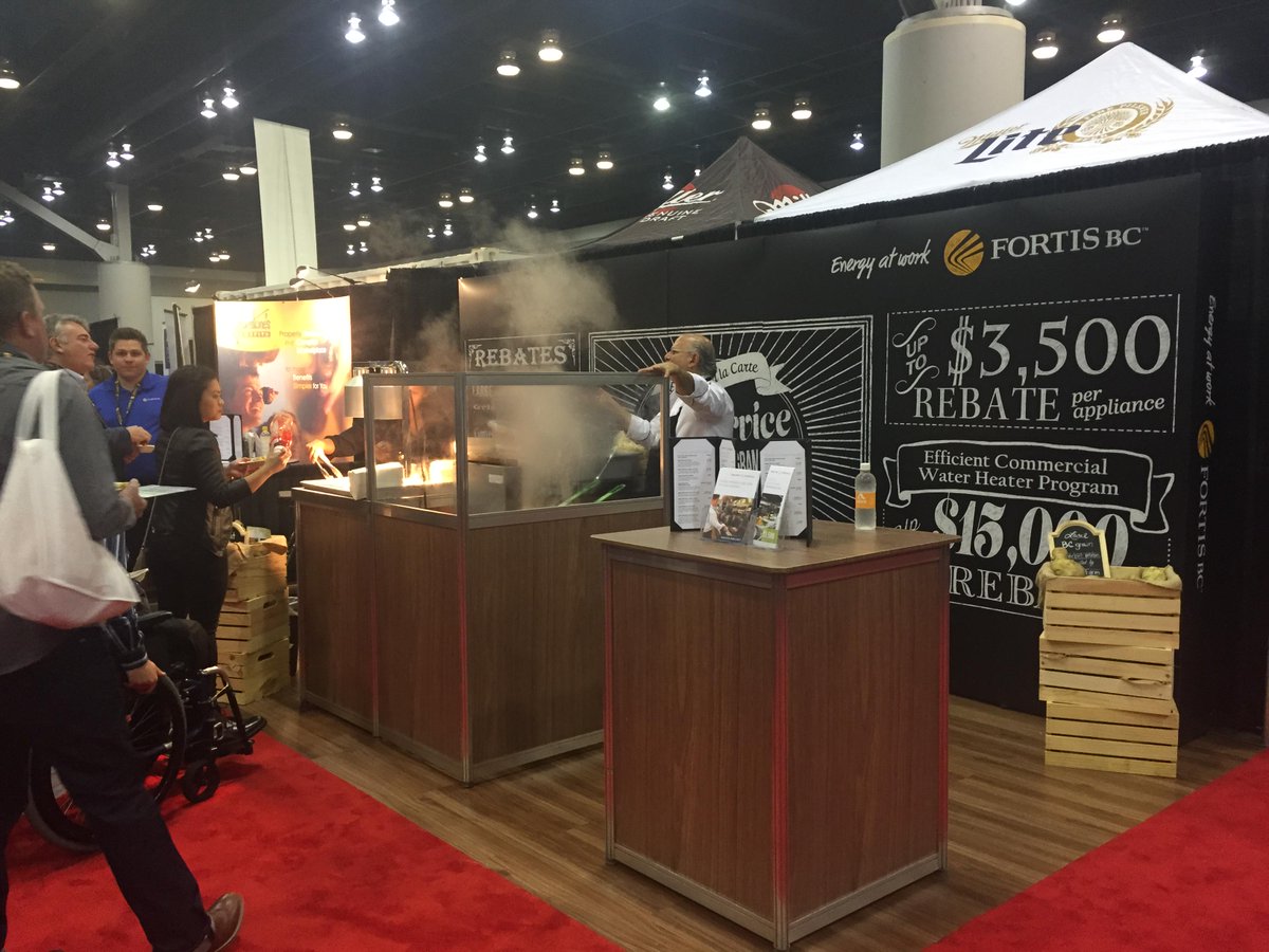 FortisBC's tweet image. Thanks to all who stopped by our @ConnectShowBC booth. No more fries, but get your savings ow.ly/TDeZf