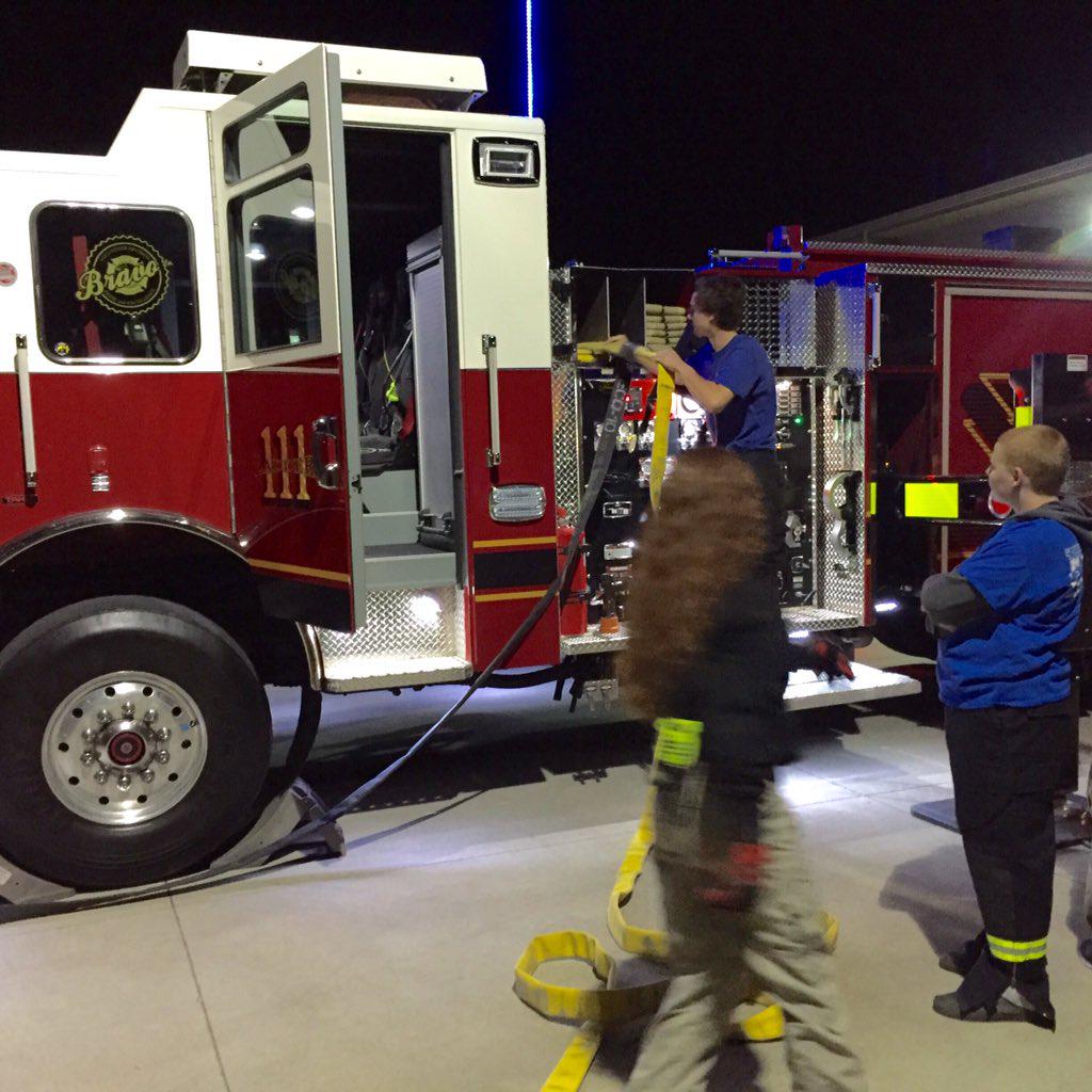 MtJulietFire's tweet image. Last night, our fire explorers trained on hose line deployment, hose loads, and ladder operations.#fireexplorers