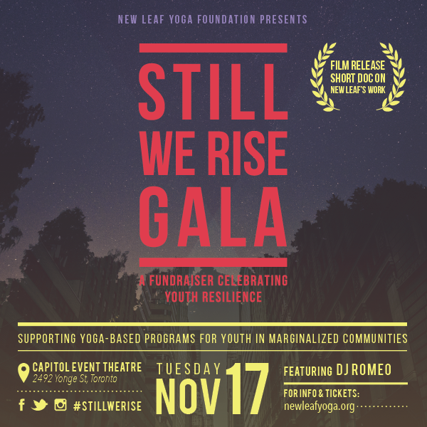 Celebrate the talent, brilliance + resilience of young people #stillwerise #gala Tix here: bit.ly/1Luq6UK