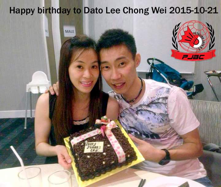 Happy Birthday to my beloved Hubby Lee Chong Wei. May GOD bless you and grant all your wishes. Stay healthy 