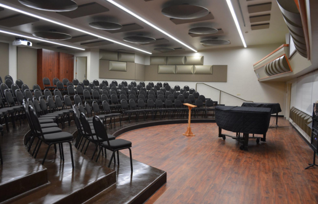 CalPoly's tweet photo. The renovation to our Cal Poly Vocal Rehearsal Room is almost complete! https://t.co/O1oI7vuRZs #CalPolyArts https://t.co/i7M803ZrkO