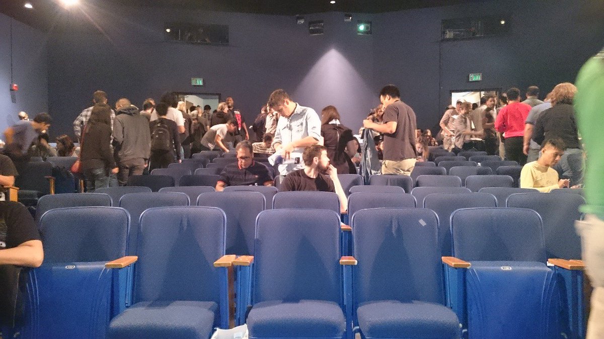 #dmala #maxonroadshow. Lots of people in the Barnsdall Gallery Theater.