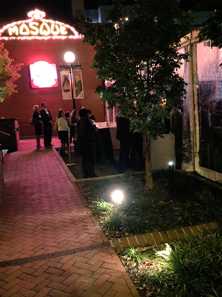 Look closely: guy in the suit is our own Jesse <a href="/TurnstyleRVA/">Turnstyle</a> accepting #RHM2015 4 @WRIR #wrirfunddrive #rva #rvanews