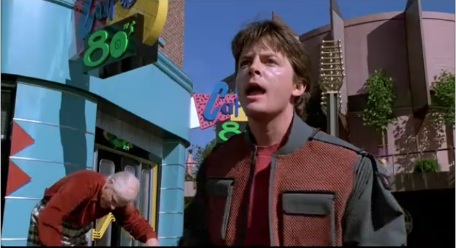 Эммет браун и марти макфлай. Майкл джей фокс назад в будущее. Назад в будущее 1 фильм 1989. Назад будущее 2 какой год. Марти макфлай 1955.