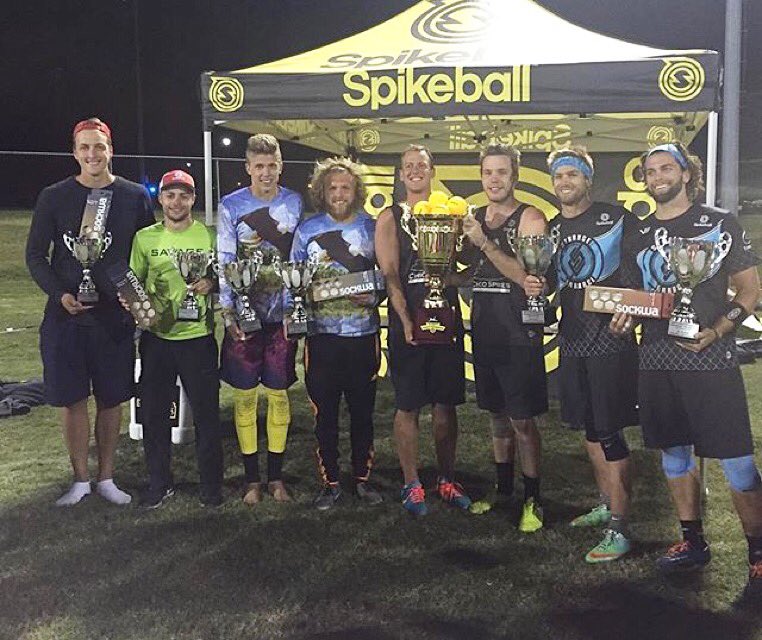 Top 4 from National Championship: 1st <a href="/ChicoSpikes/">Chico Spikes</a>, 2nd Strange Embrace, 3rd Monkey Business, and 4th RIP #Spikeball