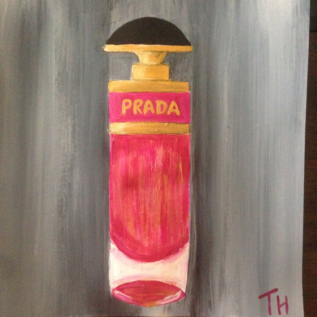 TriptaHoltz's tweet image. #prada #pradacandy #candy #art #perfume #perfumepaintings #lavieenrose