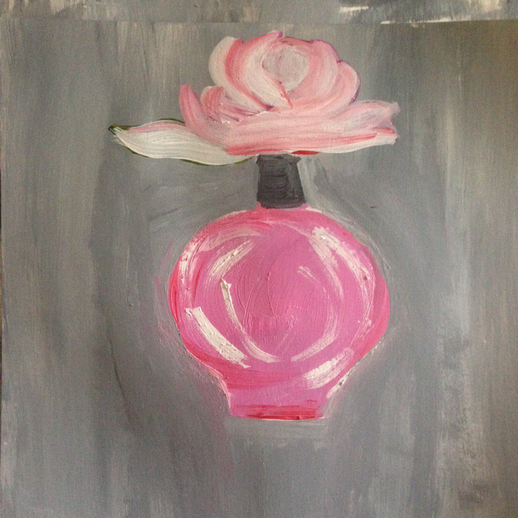 TriptaHoltz's tweet image. #marcjacobs #lola #ohlola #perfume #art #perfumepaintings #lavieenrose