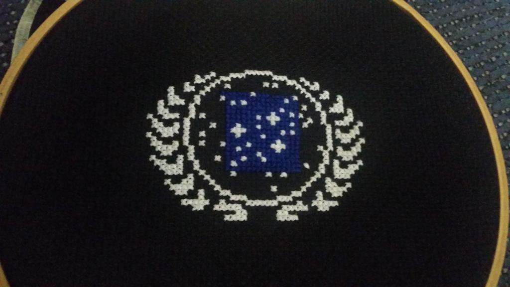 SJBabeMKE's tweet image. Almost done. #nerdcraft #trekkie4life