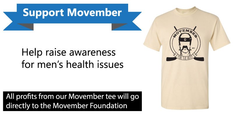 FTBPuckApparel's tweet photo. Support Movember and raise awareness for men's health issues - https://t.co/6YJ6yqWKmf https://t.co/DbuaopdkNw