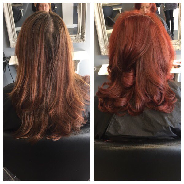 TheHairStudio11's tweet photo. Our favourite autumn blend https://t.co/Qv8Rc7oTZN